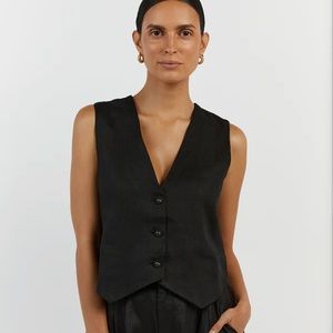 Dissh linen vest